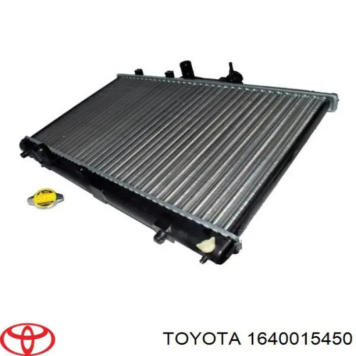 1640015450 Toyota radiador refrigeración del motor