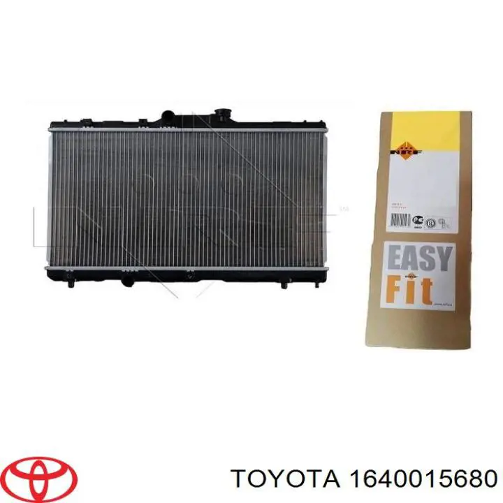 1640015680 Toyota radiador refrigeración del motor