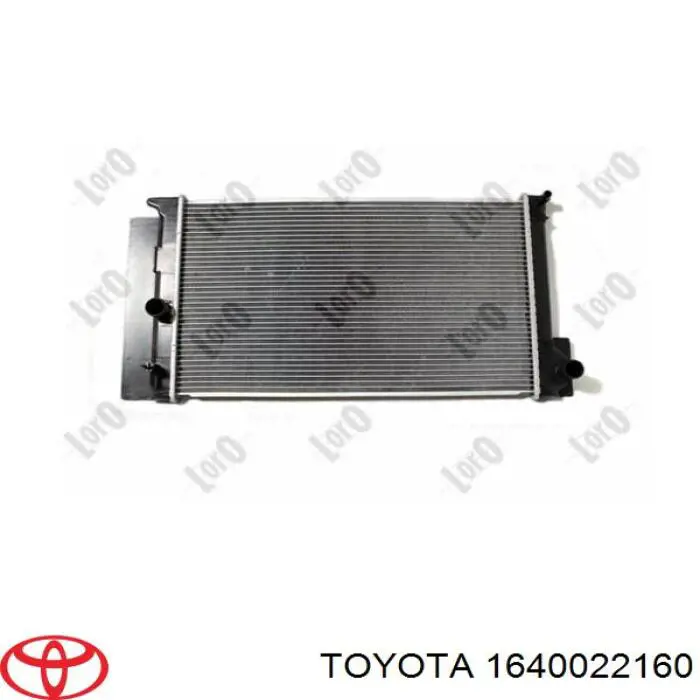 1640022160 Toyota radiador refrigeración del motor