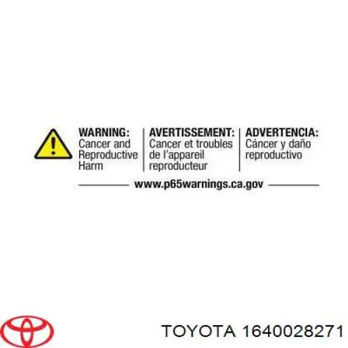 1640028271 Toyota radiador refrigeración del motor