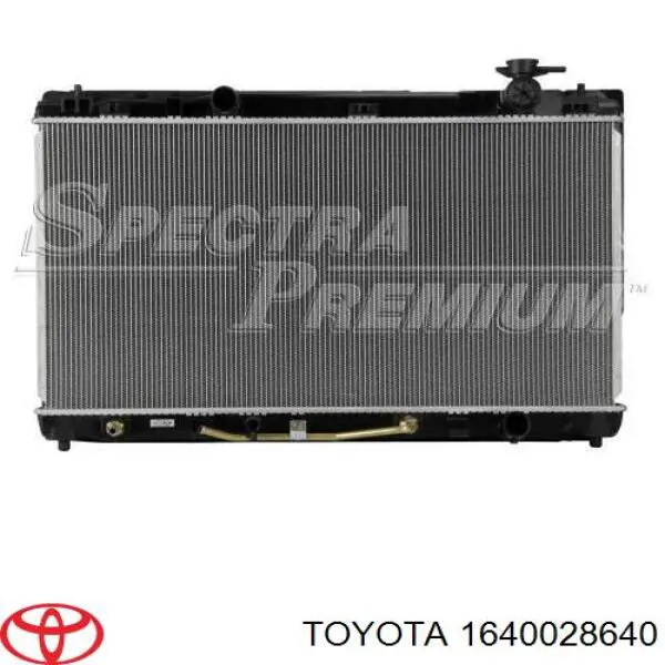 1640028640 Toyota radiador refrigeración del motor