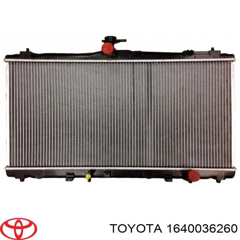 1640036260 Toyota radiador refrigeración del motor