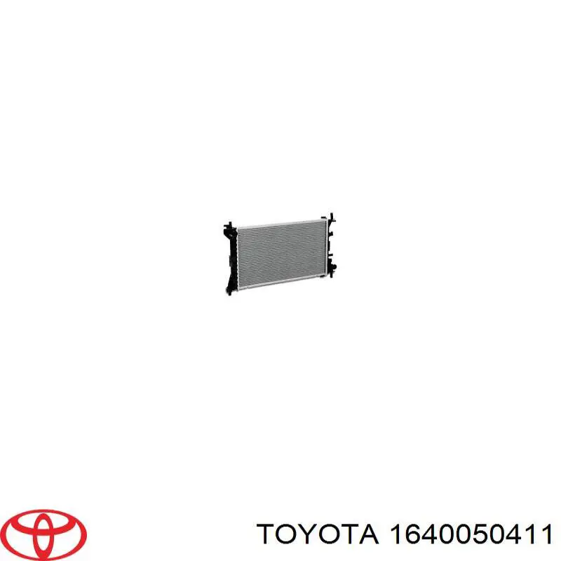 1640050411 Toyota radiador refrigeración del motor