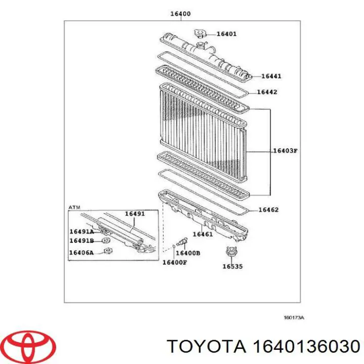 1640136030 Toyota tapa de radiador