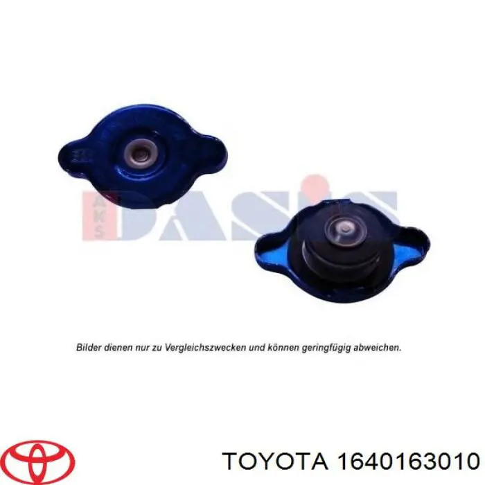 1640163010 Toyota tapa de radiador