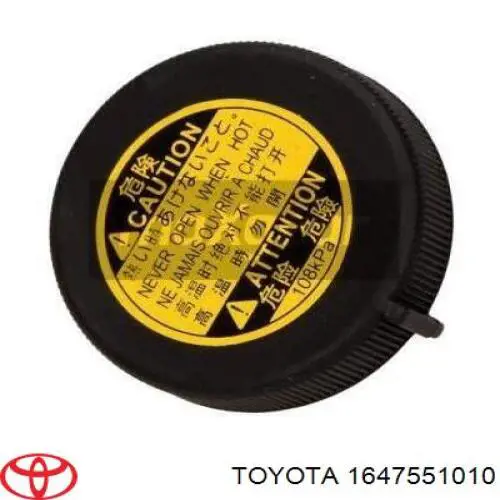 1647551010 Toyota tapón de expansión de refrigerante/anticongelante