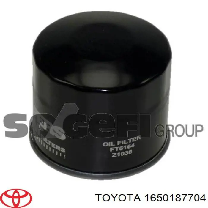 1650187704 Toyota filtro de aceite