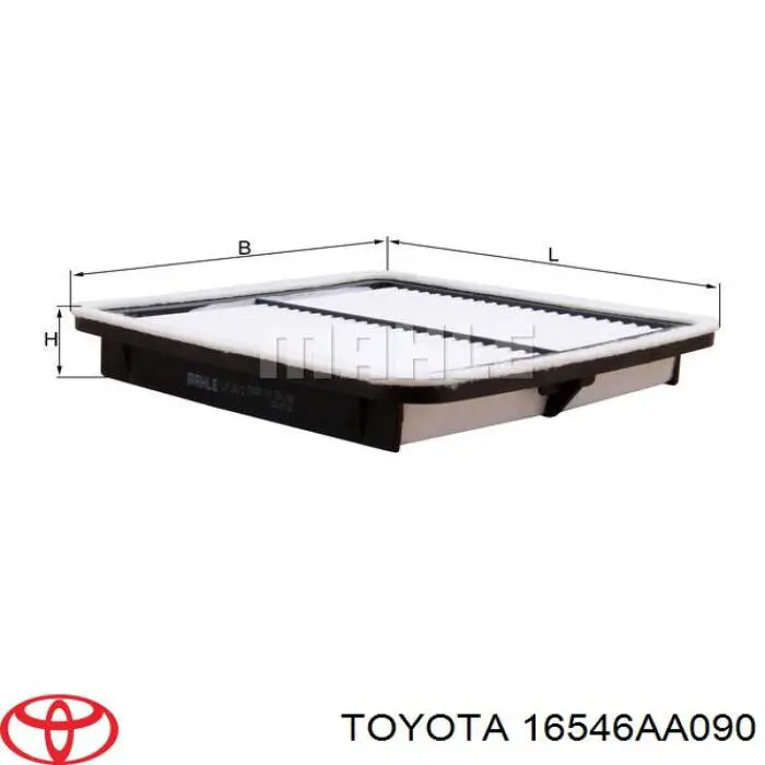 16546AA090 Toyota filtro de aire