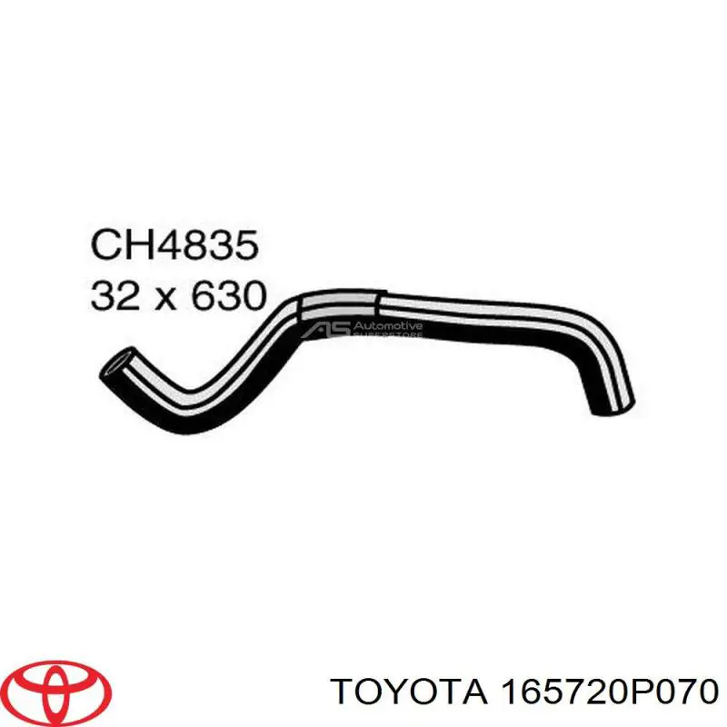  Manguera refrigerante para radiador inferiora para Toyota Avalon GSX30