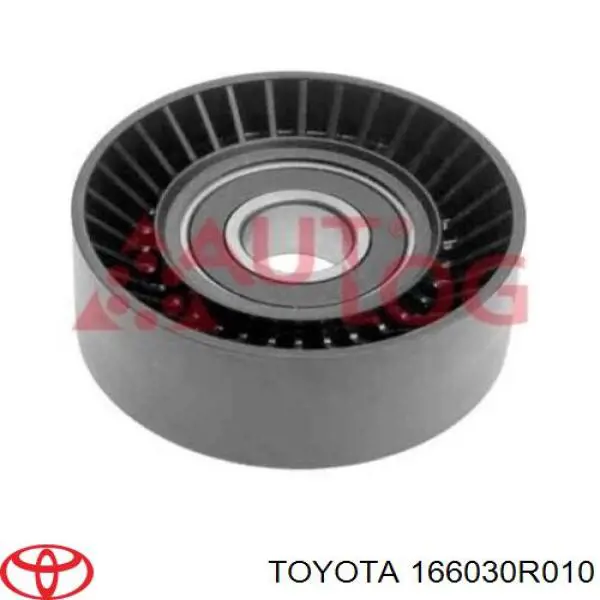 166030R010 Toyota polea inversión / guía, correa poli v