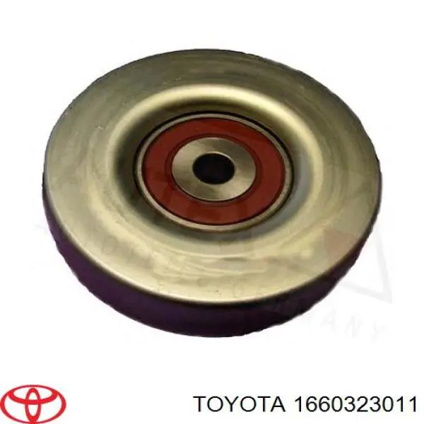 1660323011 Toyota polea inversión / guía, correa poli v