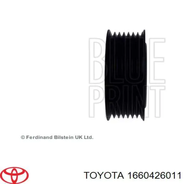 1660426011 Toyota polea inversión / guía, correa poli v