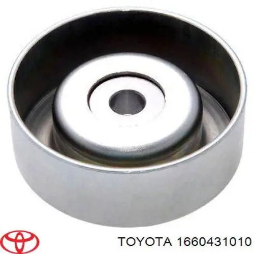 1660431010 Toyota polea inversión / guía, correa poli v