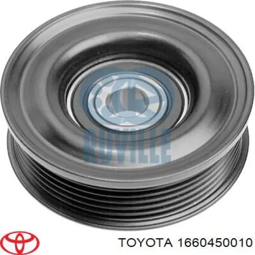 1660450010 Toyota polea inversión / guía, correa poli v