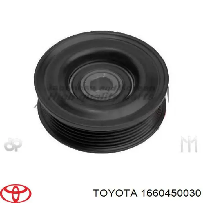 1660450030 Toyota polea inversión / guía, correa poli v