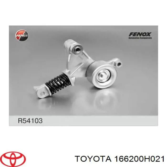 166200H021 Toyota tensor de correa, correa poli v