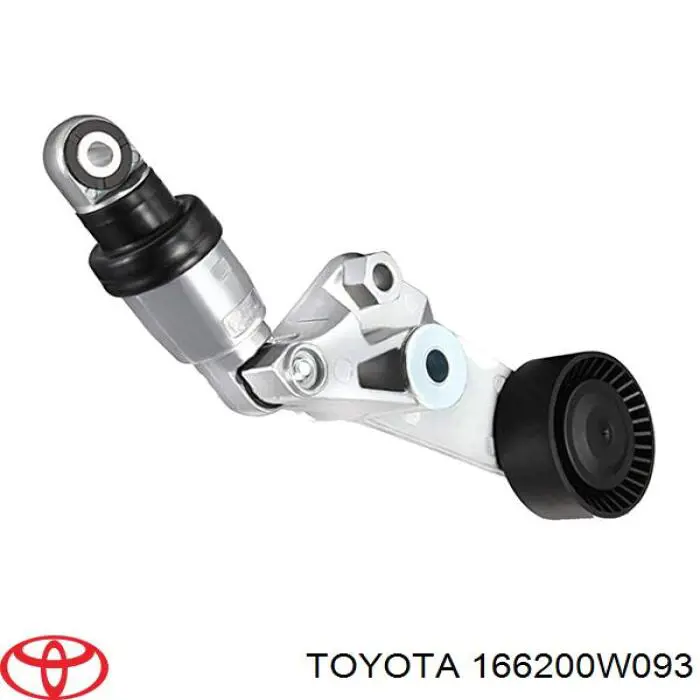 166200W093 Toyota tensor de correa, correa poli v