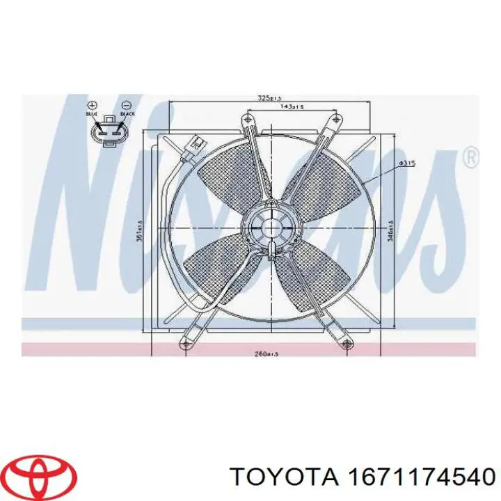  Bastidor radiador (armazón) para Toyota RAV4 1 