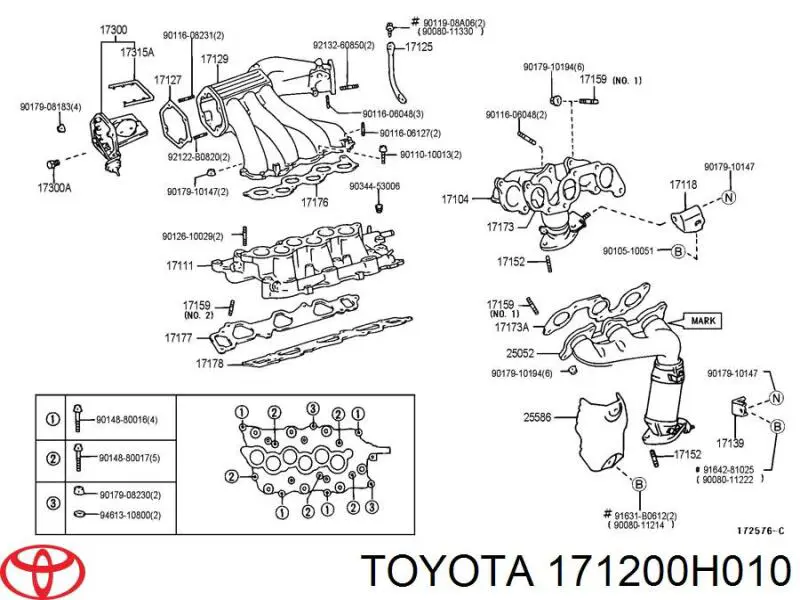  Colector de admisión, suministro de aire para Toyota Camry V30