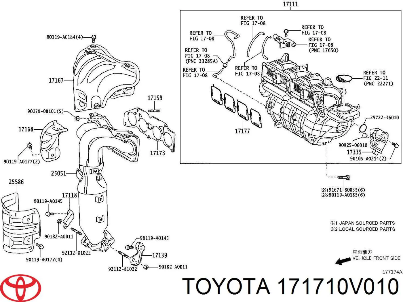 171710V010 Toyota 