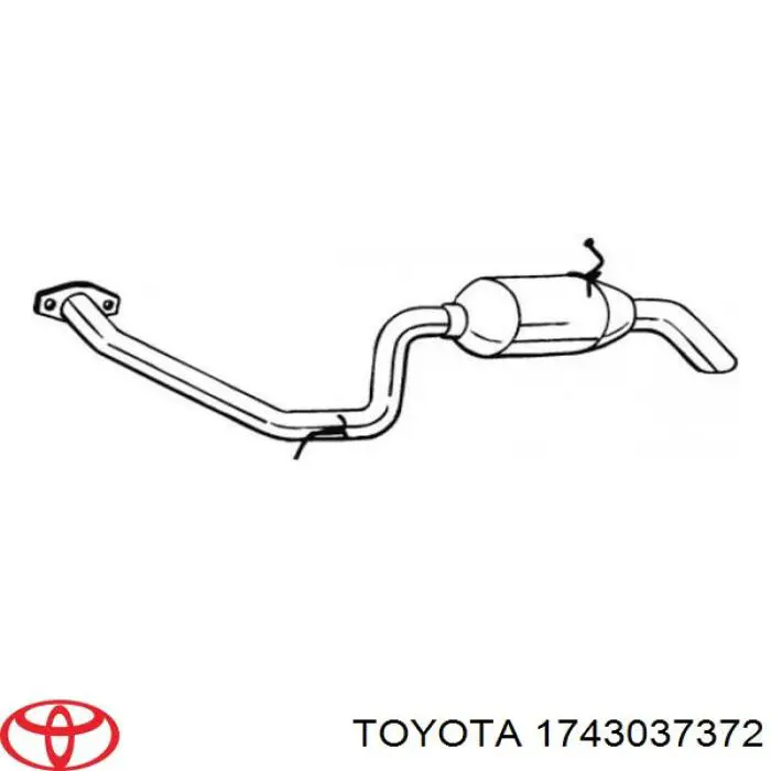  Silenciador posterior para Toyota RAV4 3 