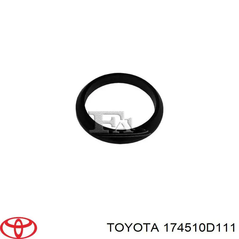 174510D110 Toyota juntas para silenciador