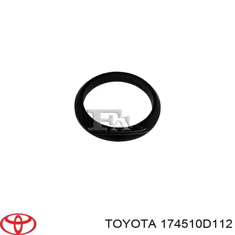 174510D112 Toyota juntas para silenciador