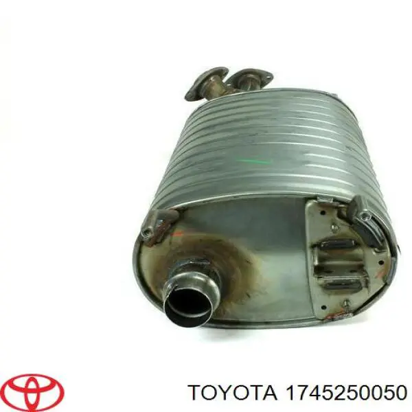  Abrazadera de silenciador trasera para Toyota Land Cruiser 