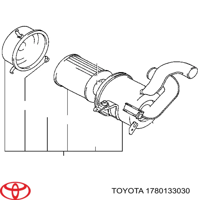 1780133030 Daihatsu filtro de aire