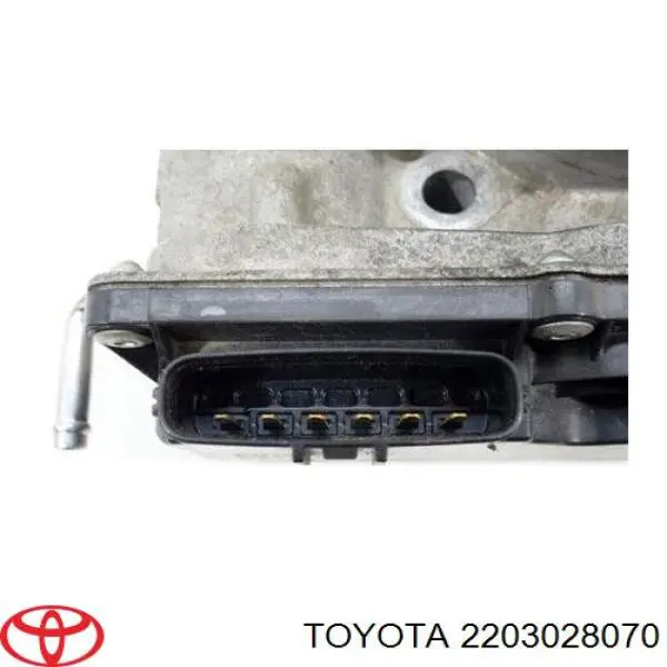 2203028070 Toyota cuerpo de mariposa completo