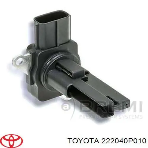 222040P010 Toyota sensor de flujo de aire/medidor de flujo (flujo de aire masibo)