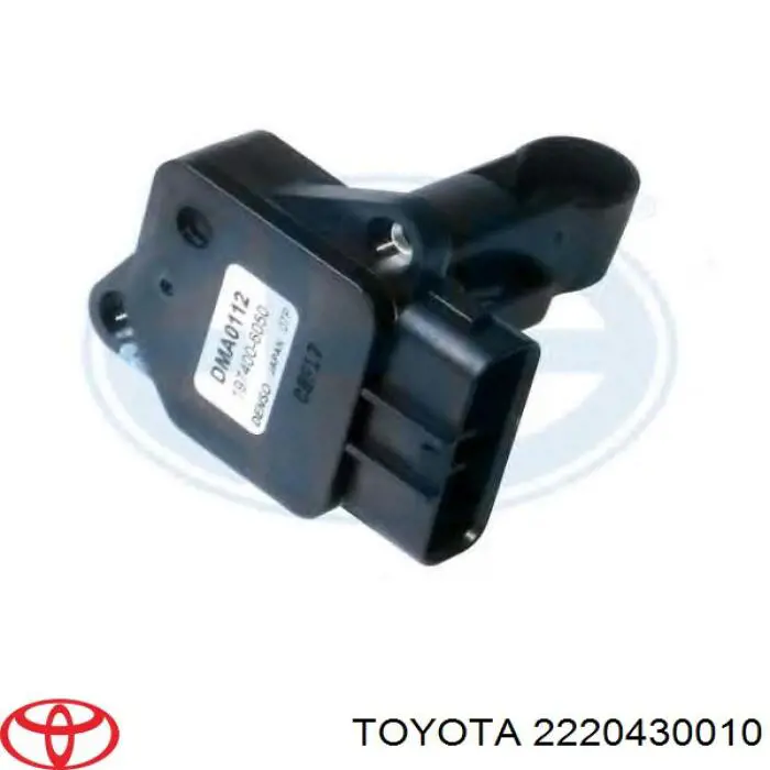 2220430010 Toyota sensor de flujo de aire/medidor de flujo (flujo de aire masibo)