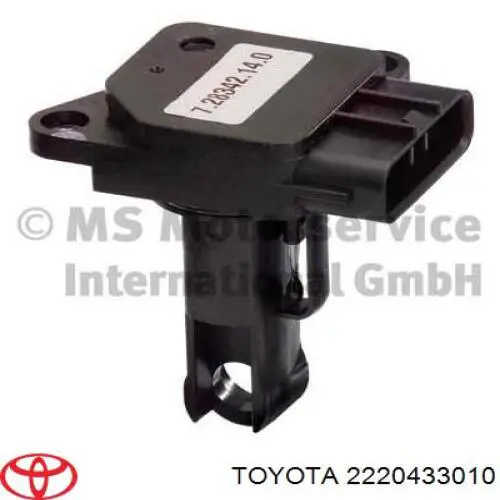 2220433010 Toyota sensor de flujo de aire/medidor de flujo (flujo de aire masibo)