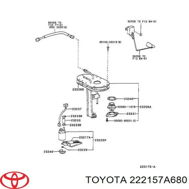  Junta cuerpo mariposa para Toyota Hiace 4 