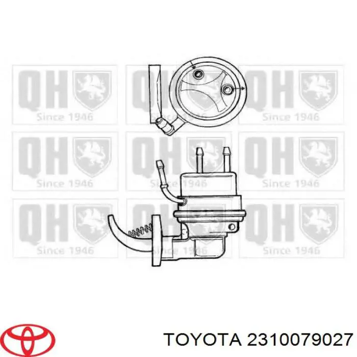 2310079027 Toyota bomba de alta presión