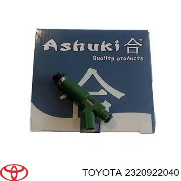 2320922040 Toyota inyector de combustible