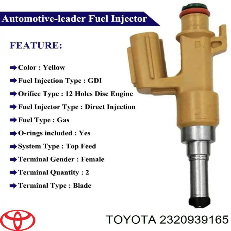  Inyector de combustible para Toyota Sequoia K6