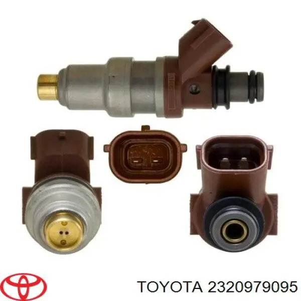 2320979095 Toyota inyector de combustible