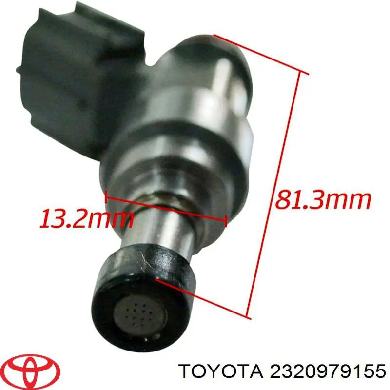 2320979155 Toyota inyector de combustible