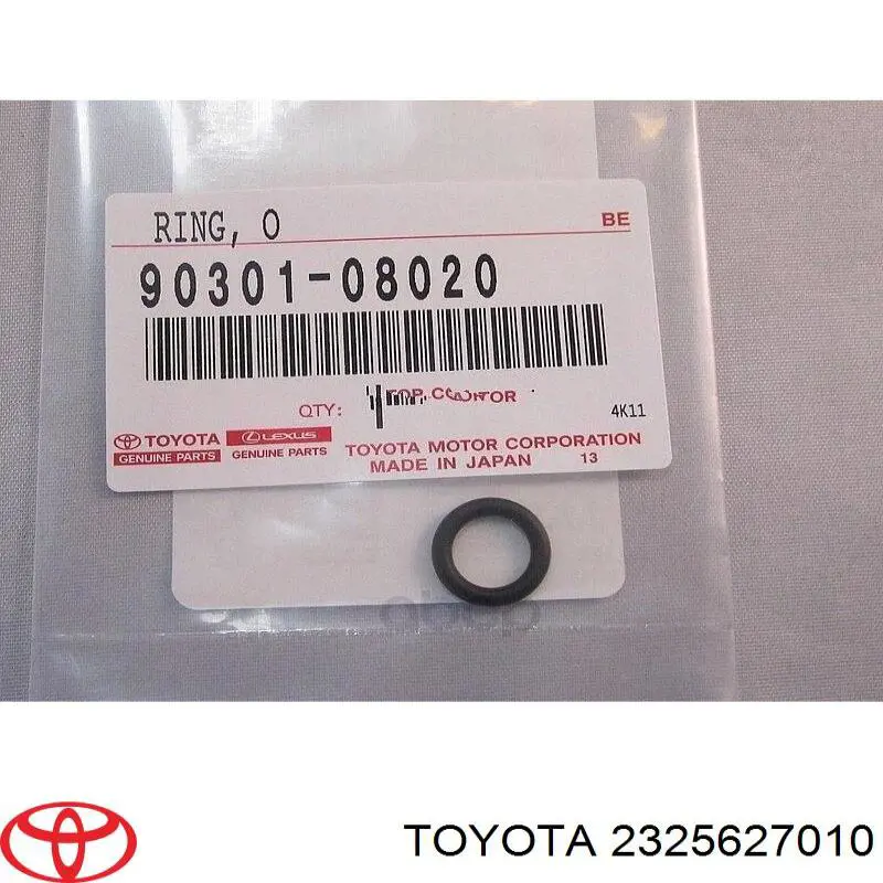 2325627010 Toyota junta anular, inyector