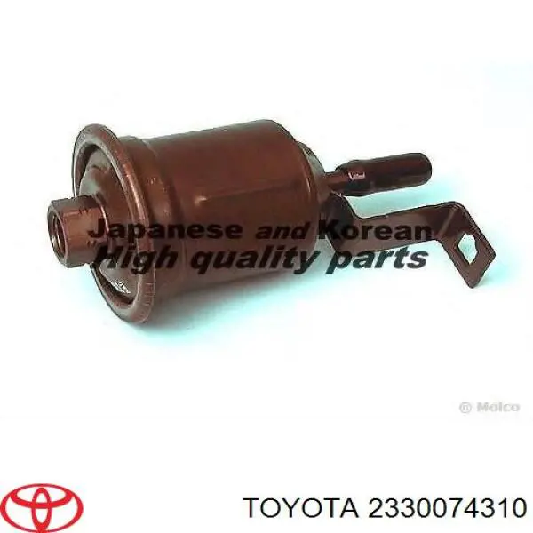 2330074310 Toyota filtro combustible