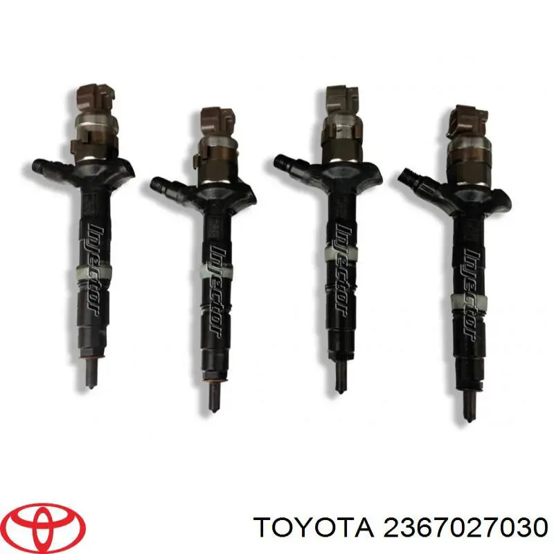 2367027030 Toyota inyector de combustible