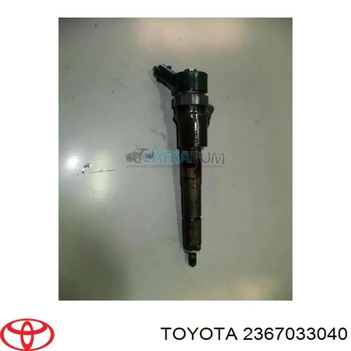 2367033040 Toyota inyector de combustible