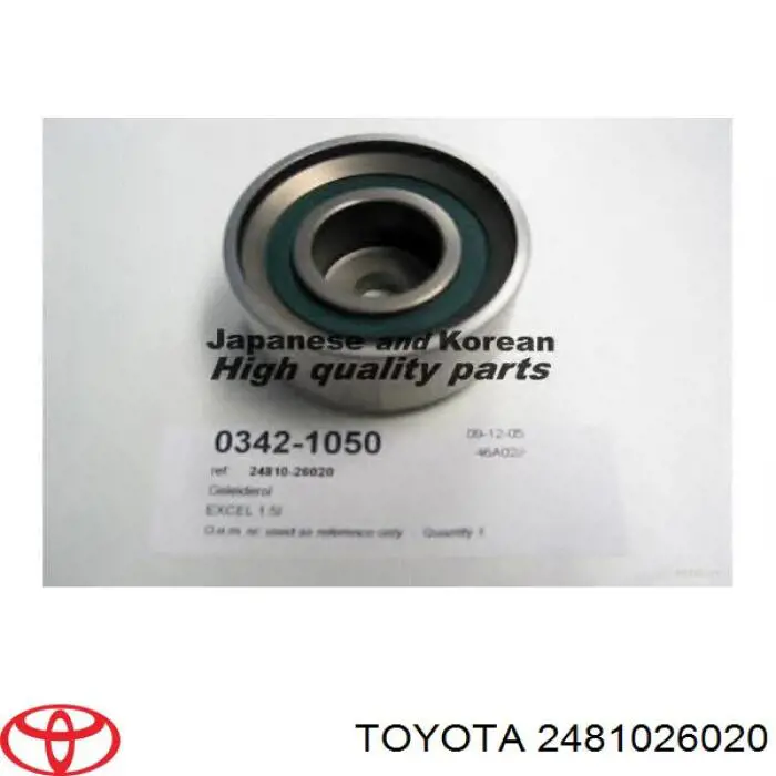 2481026020 Toyota rodillo intermedio de correa dentada