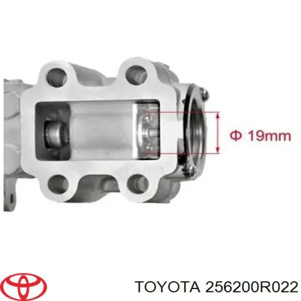 256200R022 Toyota válvula, agr