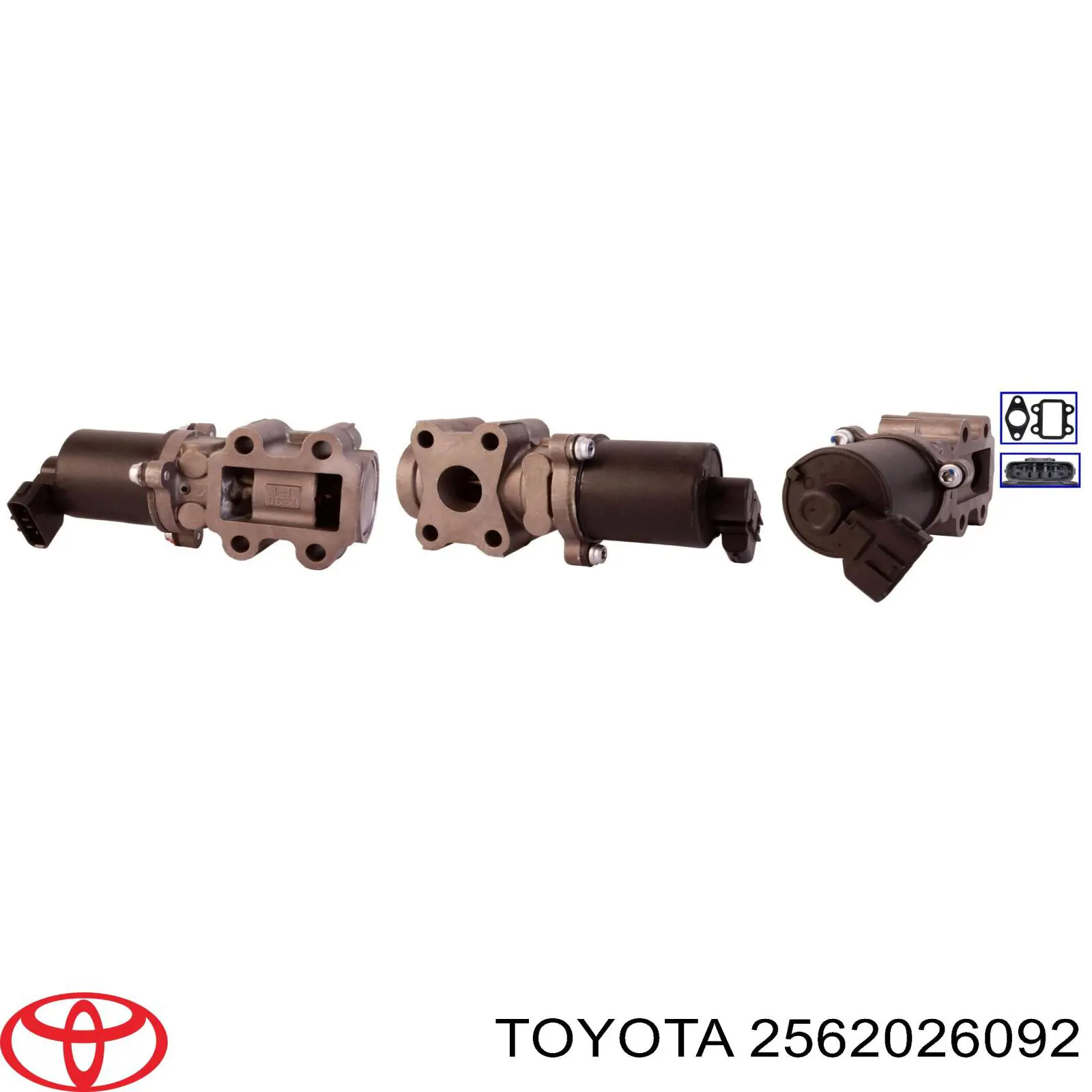 2562026092 Toyota válvula, agr