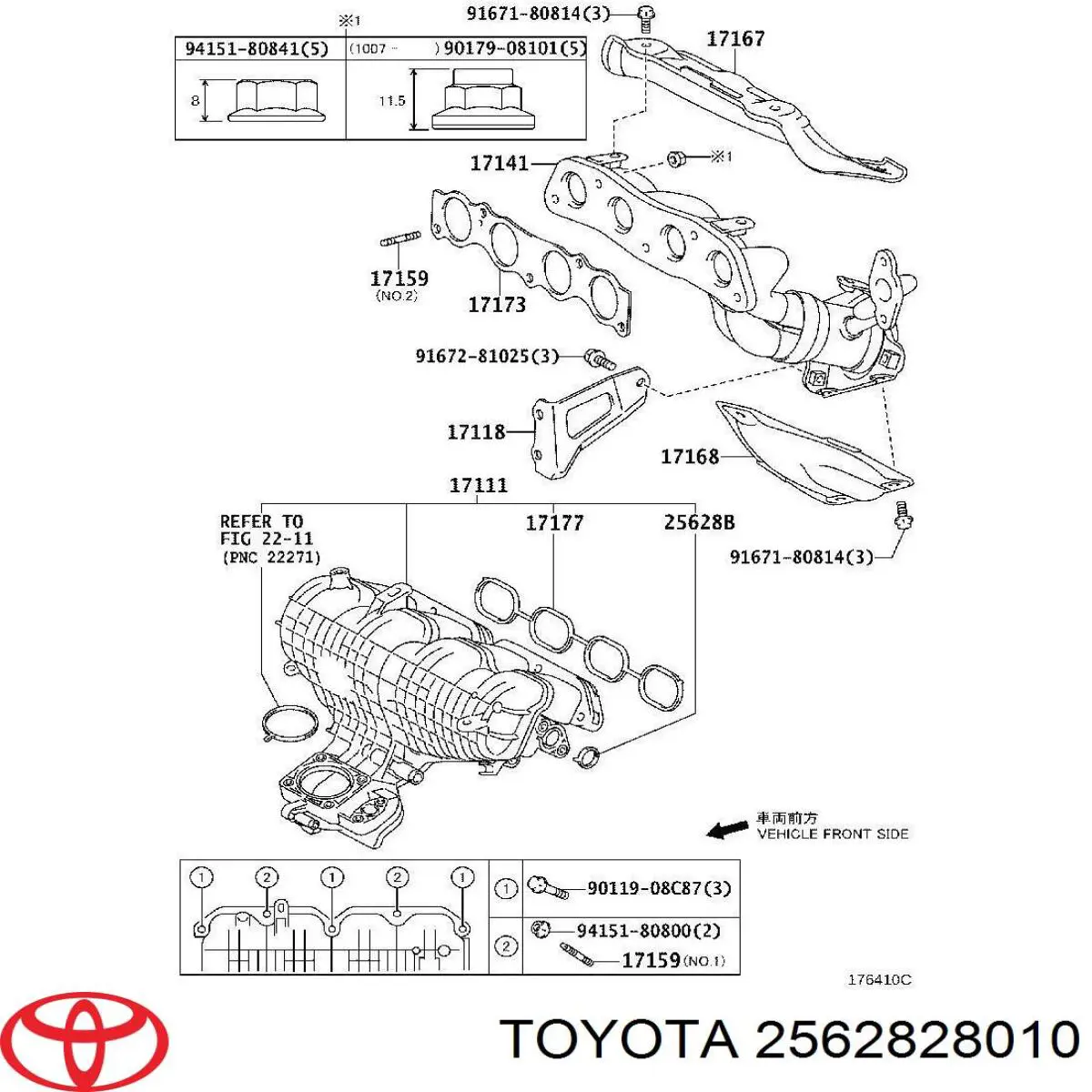 2562828010 Toyota 