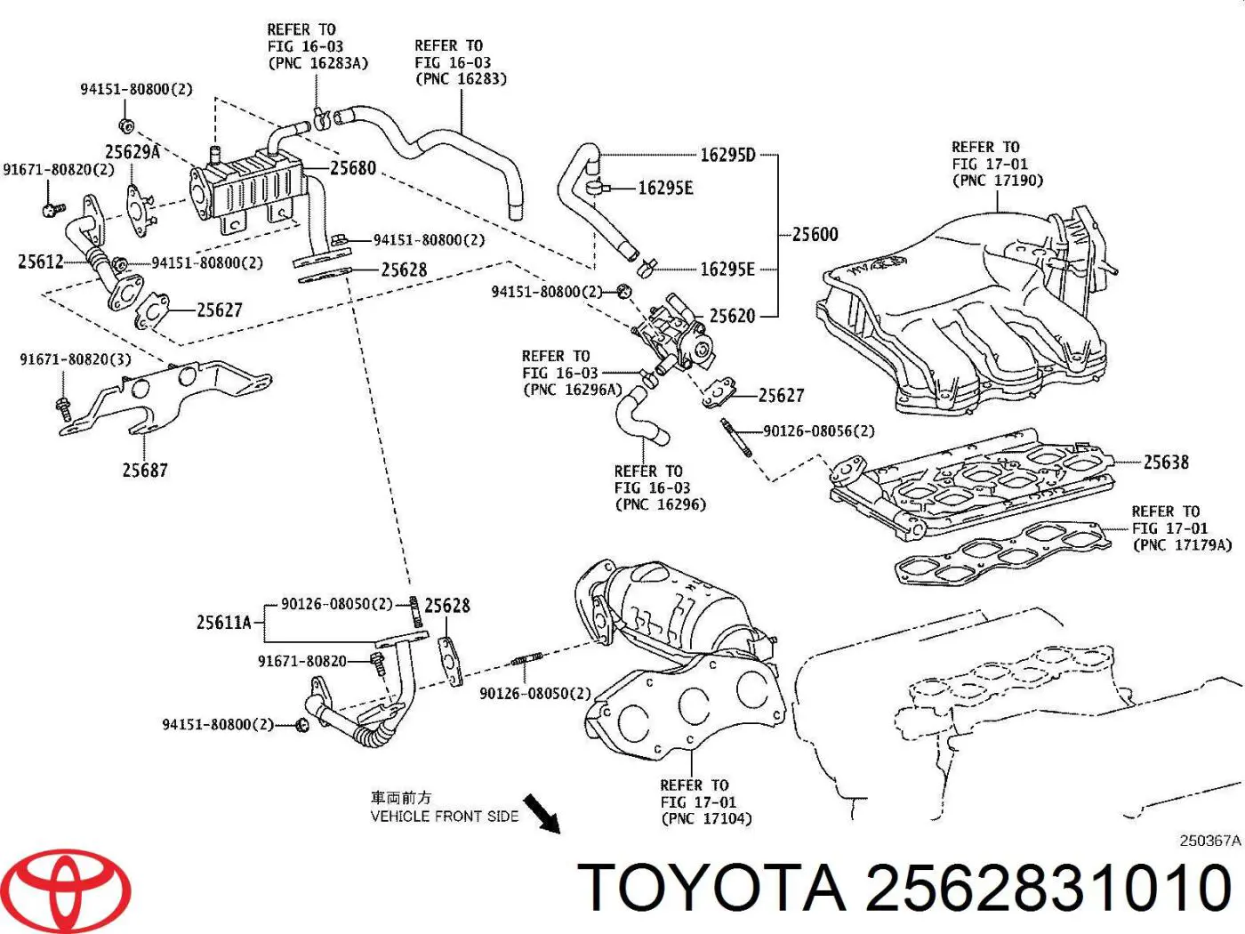 2562831010 Toyota 