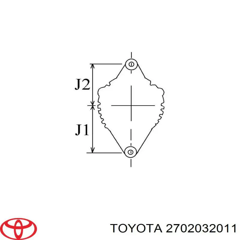 2702032011 Toyota alternador