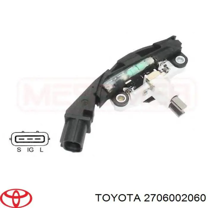 2706002060 Toyota alternador